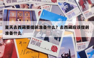 夏天去西藏要提前准备什么？去西藏应该提前准备什么