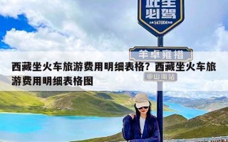 西藏坐火车旅游费用明细表格？西藏坐火车旅游费用明细表格图