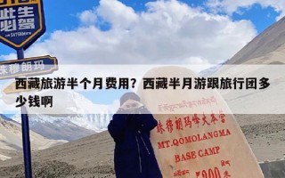 西藏旅游半个月费用？西藏半月游跟旅行团多少钱啊