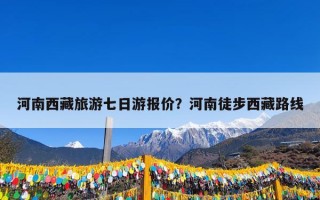 河南西藏旅游七日游报价？河南徒步西藏路线