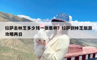 拉萨去林芝多少钱一张票啊？拉萨到林芝旅游攻略两日