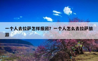 一个人去拉萨怎样报团？一个人怎么去拉萨旅游