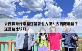 去西藏带行李箱还是背包方便？去西藏带箱子还是包比较好