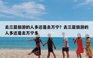 去三亚旅游的人多还是去万宁？去三亚旅游的人多还是去万宁多