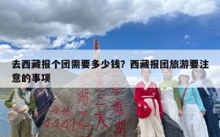 去西藏报个团需要多少钱？西藏报团旅游要注意的事项