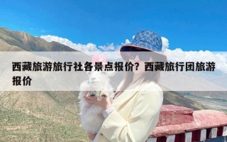 西藏旅游旅行社各景点报价？西藏旅行团旅游报价