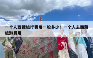 一个人西藏旅行费用一般多少？一个人去西藏旅游费用