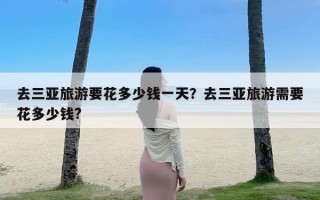 去三亚旅游要花多少钱一天？去三亚旅游需要花多少钱?