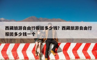 西藏旅游自由行报团多少钱？西藏旅游自由行报团多少钱一个