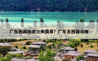 广东西藏旅游三天费用？广东去西藏攻略