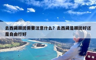 去西藏跟团需要注意什么？去西藏是跟团好还是自由行好