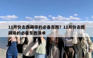 11月份去西藏带的必备东西？11月份去西藏带的必备东西清单