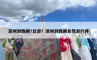 深圳到西藏7日游？深圳到西藏自驾游约伴