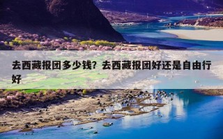 去西藏报团多少钱？去西藏报团好还是自由行好