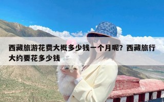 西藏旅游花费大概多少钱一个月呢？西藏旅行大约要花多少钱