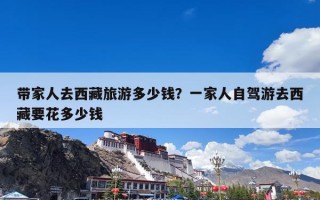 带家人去西藏旅游多少钱？一家人自驾游去西藏要花多少钱