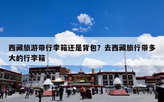 西藏旅游带行李箱还是背包？去西藏旅行带多大的行李箱