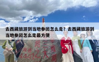 去西藏旅游到当地参团怎么走？去西藏旅游到当地参团怎么走最方便