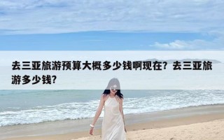 去三亚旅游预算大概多少钱啊现在？去三亚旅游多少钱?