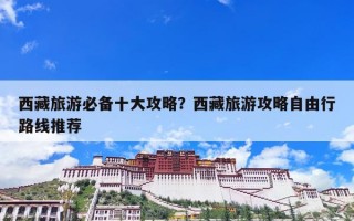 西藏旅游必备十大攻略？西藏旅游攻略自由行路线推荐