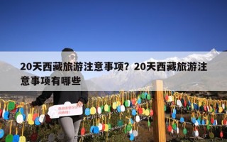 20天西藏旅游注意事项？20天西藏旅游注意事项有哪些