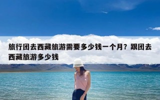 旅行团去西藏旅游需要多少钱一个月？跟团去西藏旅游多少钱