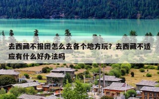 去西藏不报团怎么去各个地方玩？去西藏不适应有什么好办法吗