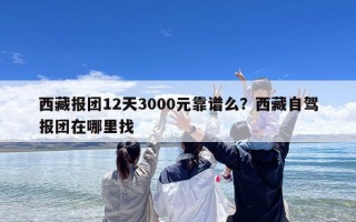 西藏报团12天3000元靠谱么？西藏自驾报团在哪里找