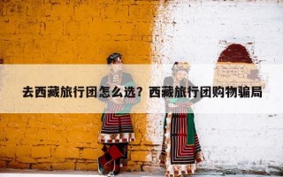 去西藏旅行团怎么选？西藏旅行团购物骗局